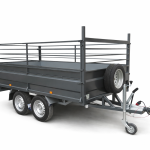 Remolque 2 ejes 3.000 x 1.700 x 500 Ruedas por debajo – Mma 750 kg